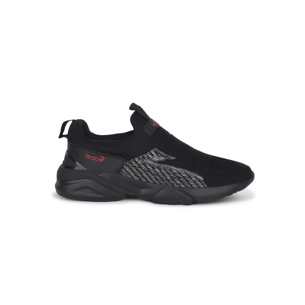 Leap7x By Liberty Mens BRISK-50 Black Sports Non Lacing Shoes - Image 2