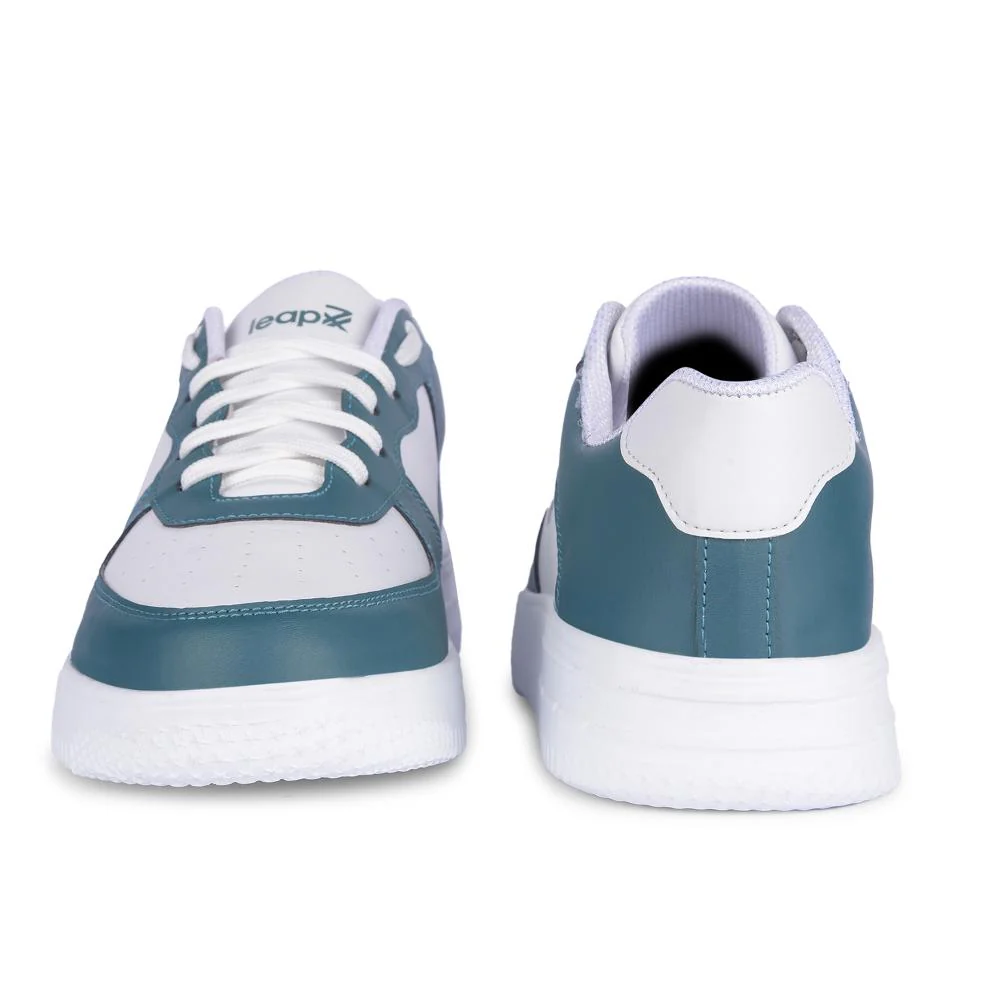 Leap7x Casual Light Green Lacing Sneakers For Men DUGLAS-1E By Liberty - Image 5