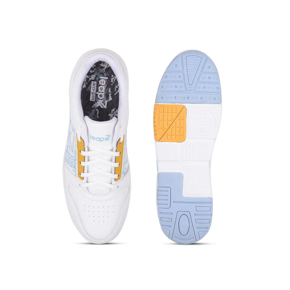 Leap7x Casual Blue Lacing Sneakers For Men DUPLAY-23 By Liberty - Image 6
