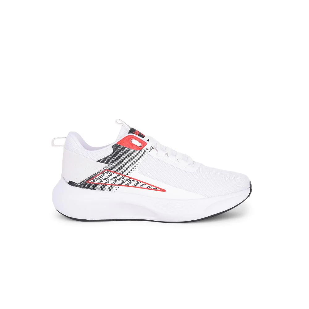 Leap7x By Liberty Mens REACTIVE White Sports Lacing Shoes - Image 2