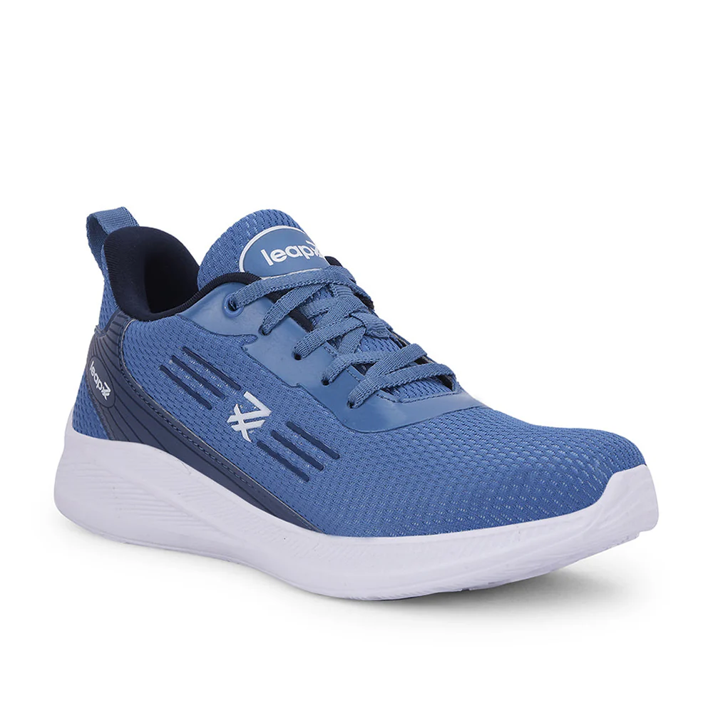 Leap7x RW-04 Sky Blue Sports Walking Shoes Men By Liberty