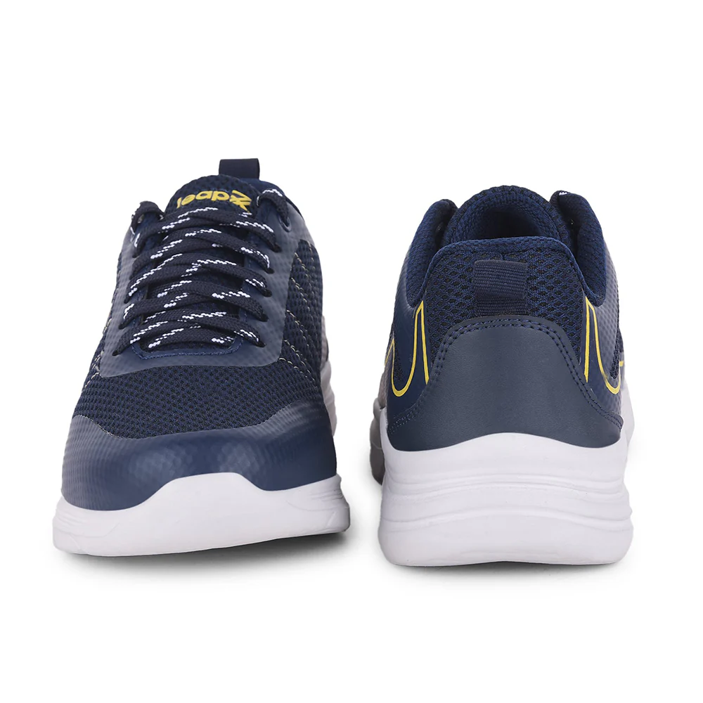 Leap7x By Liberty Mens ZIGGY-1E Navy Blue Sports Lacing Shoes - Image 5