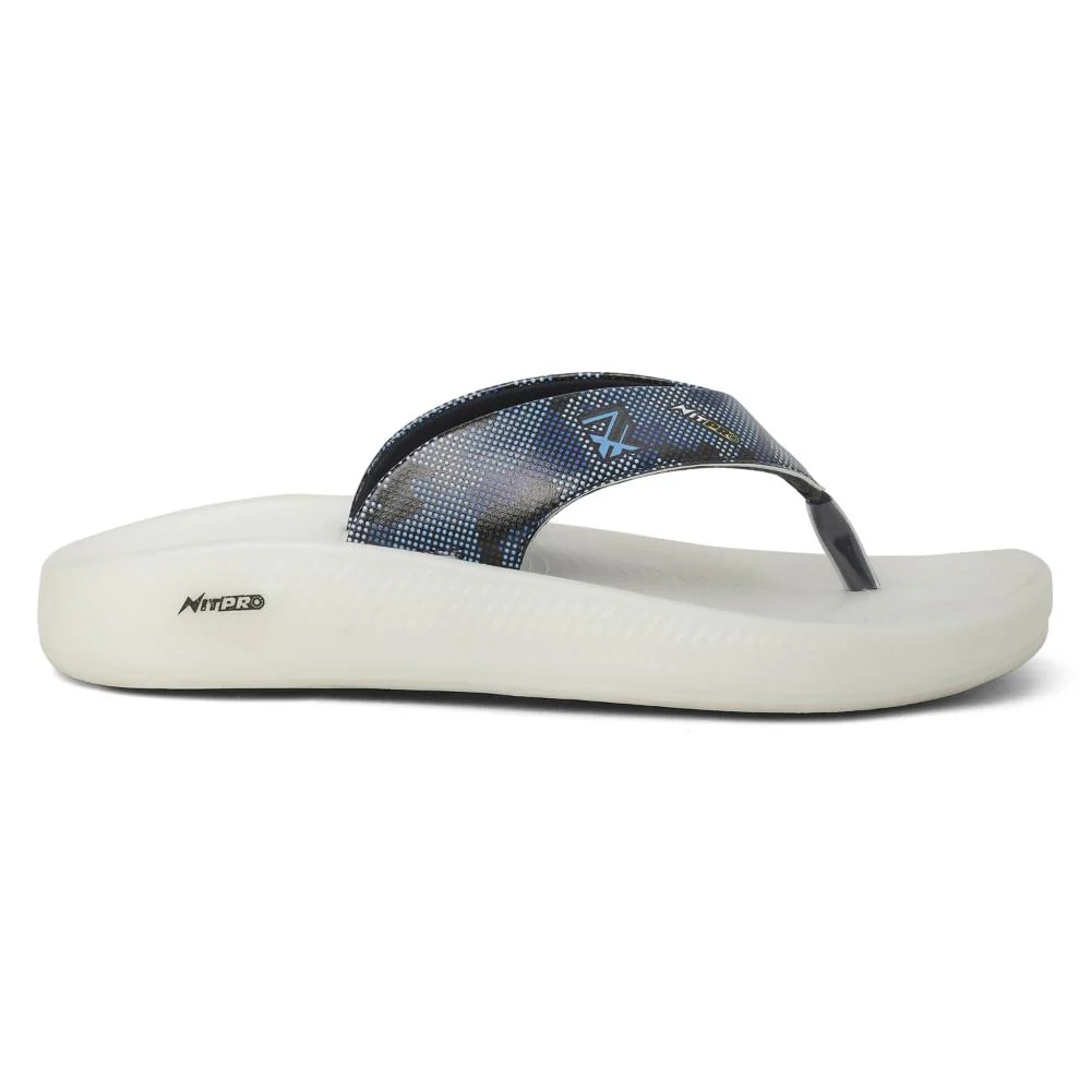 Leap7x By Liberty NITWALK-3 Casual Slides For Mens (Teal Blue) - Image 2