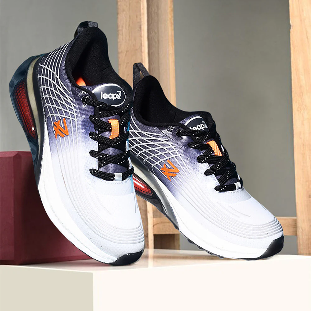 Leap7x By Liberty RW-21 Sports Walking Shoes For Men - Grey - Image 4