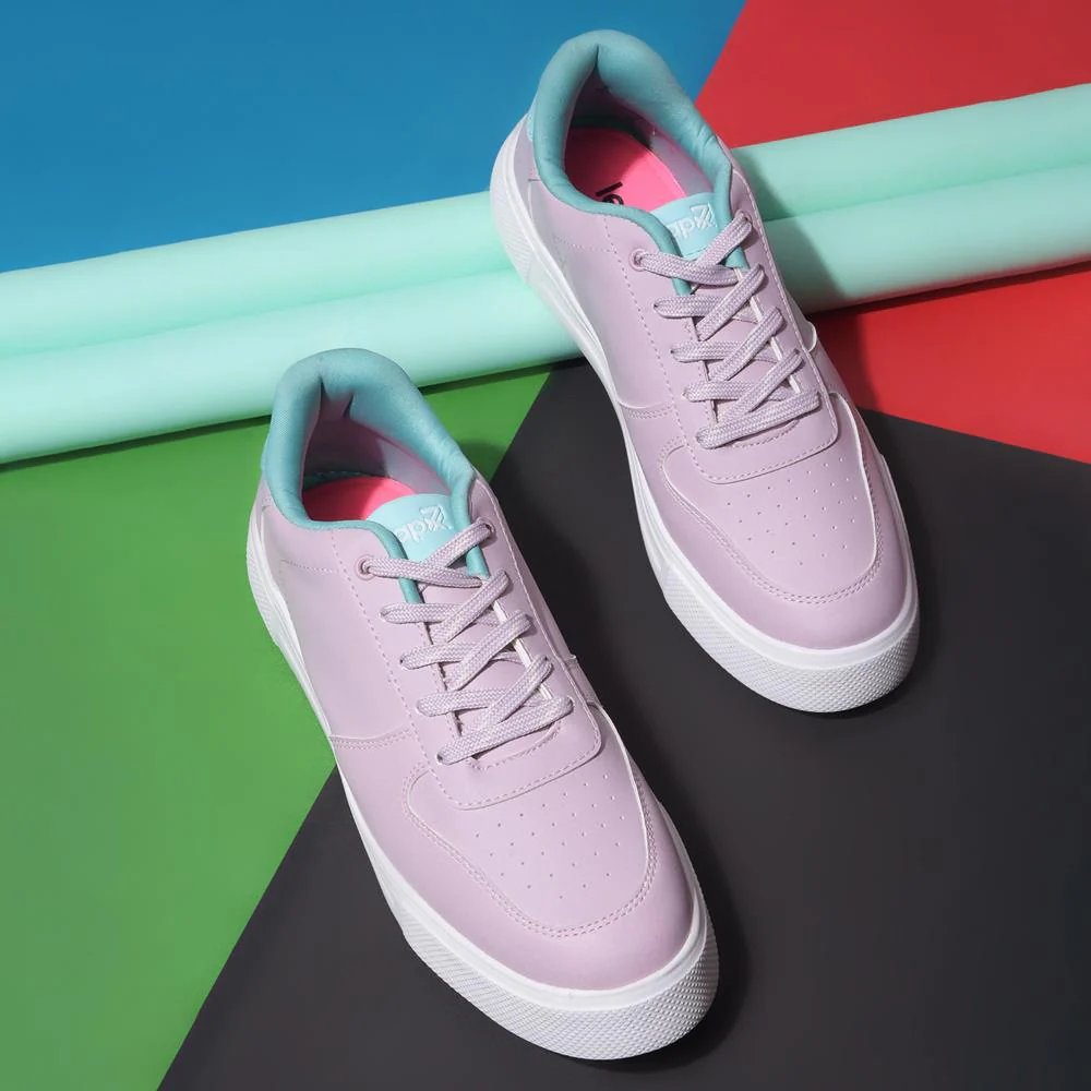 Leap7x Lacing Purple Casual Sneakers For Women FEMINA-01 By Liberty - Image 3