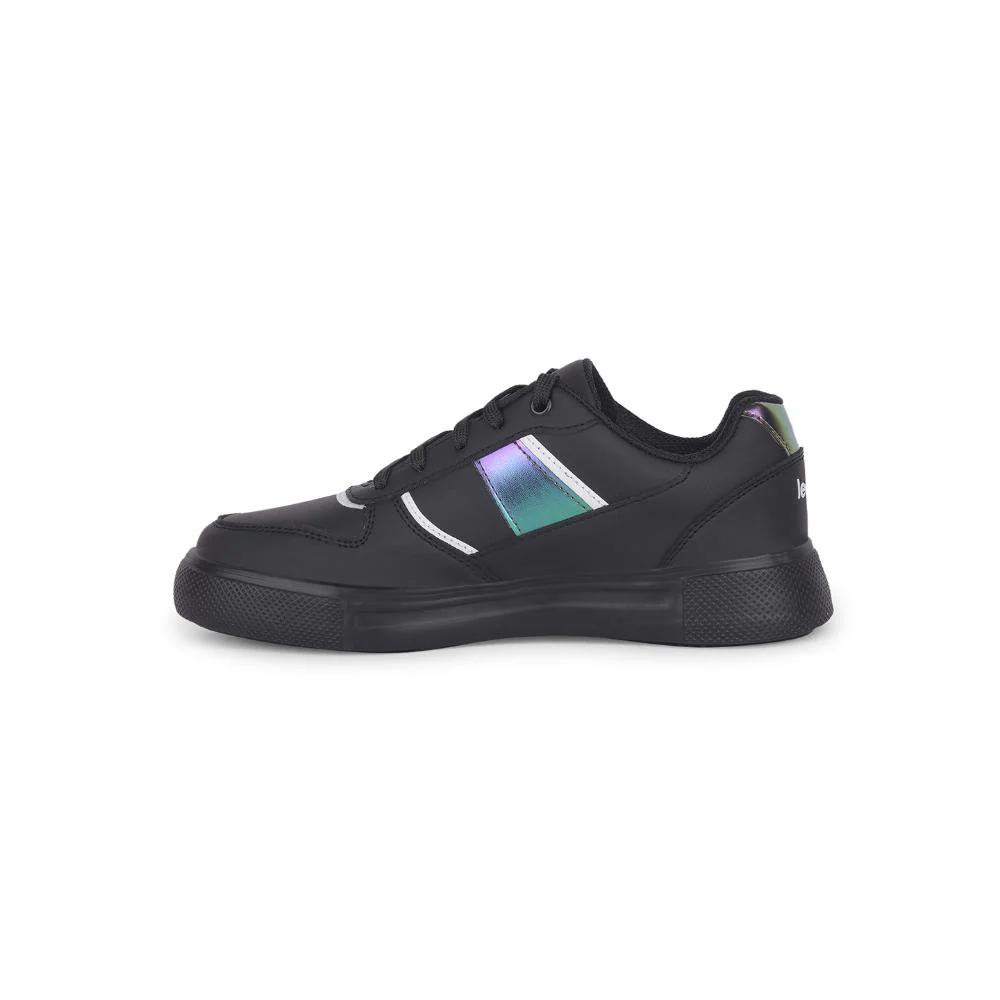 Leap7x Lacing Black Casual Sneakers For Women FEMINA-2 By Liberty - Image 3