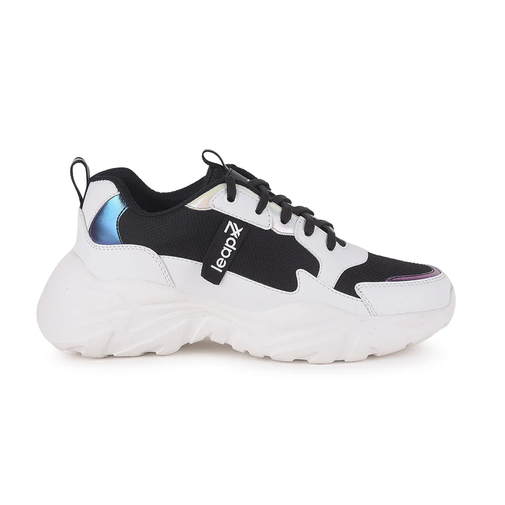 Leap7x Casual Black Lacing Shoes For Women JIMNY-1E By Liberty - Image 2