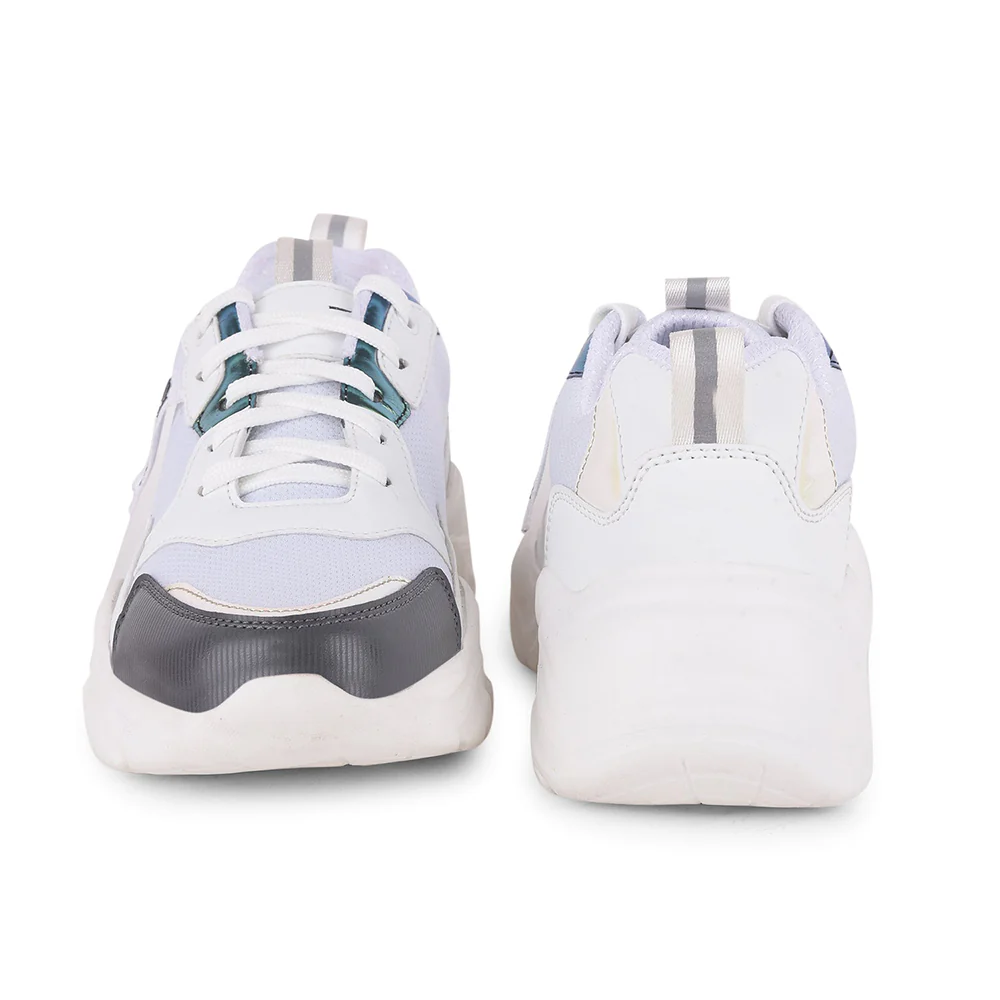 Leap7x Casual White Lacing Shoes For Women JIMNY-1E By Liberty - Image 5