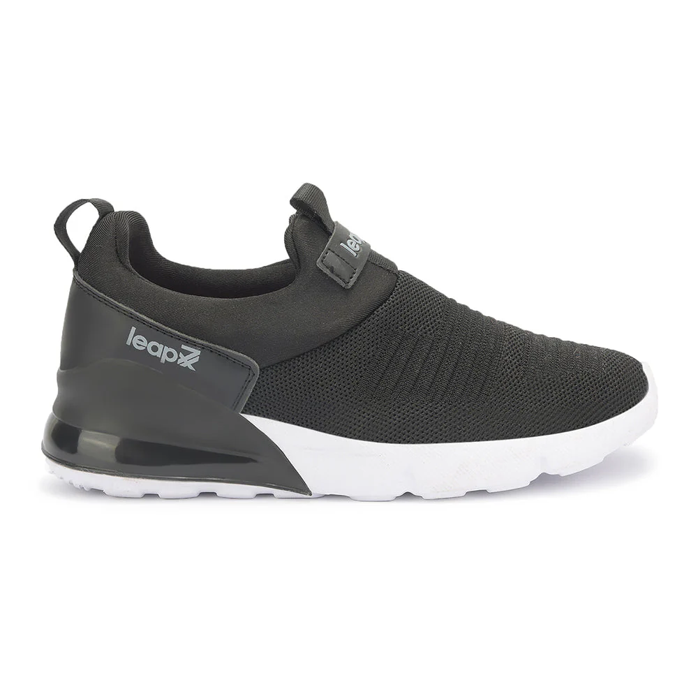 Leap7x Non Lacing Black Casual Slip on Shoes For Women TRISK-01 By Liberty - Image 2