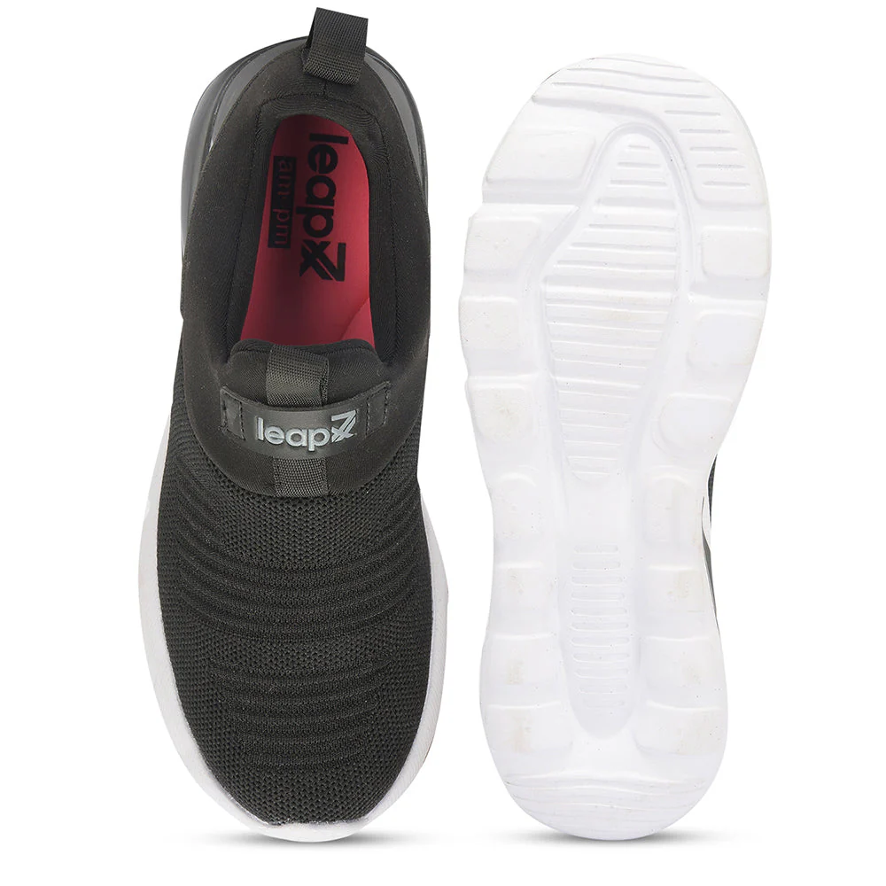 Leap7x Non Lacing Black Casual Slip on Shoes For Women TRISK-01 By Liberty - Image 6