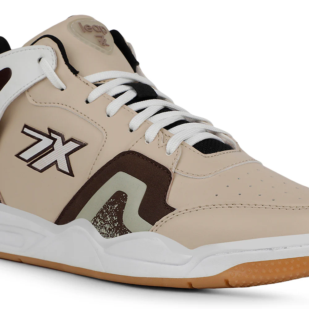 Leap7x Casual Beige Sneakers For Mens PRESTON By Liberty - Image 6