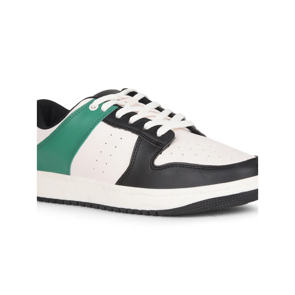 Leap7x Casual Black Lacing Sneakers For Men SPORTSTAR By Liberty - Image 5