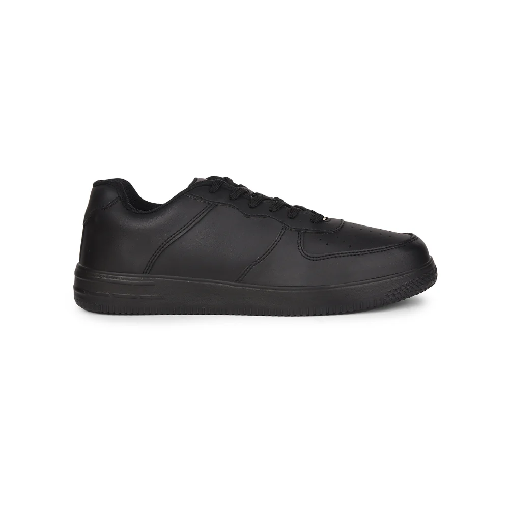 Leap7x Casual Black Lacing Sneakers For Men SPORTSTAR1 By Liberty - Image 2