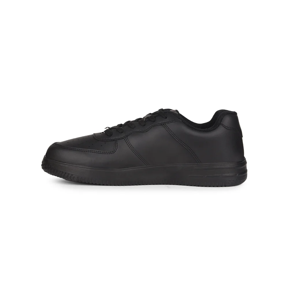 Leap7x Casual Black Lacing Sneakers For Men SPORTSTAR1 By Liberty - Image 3