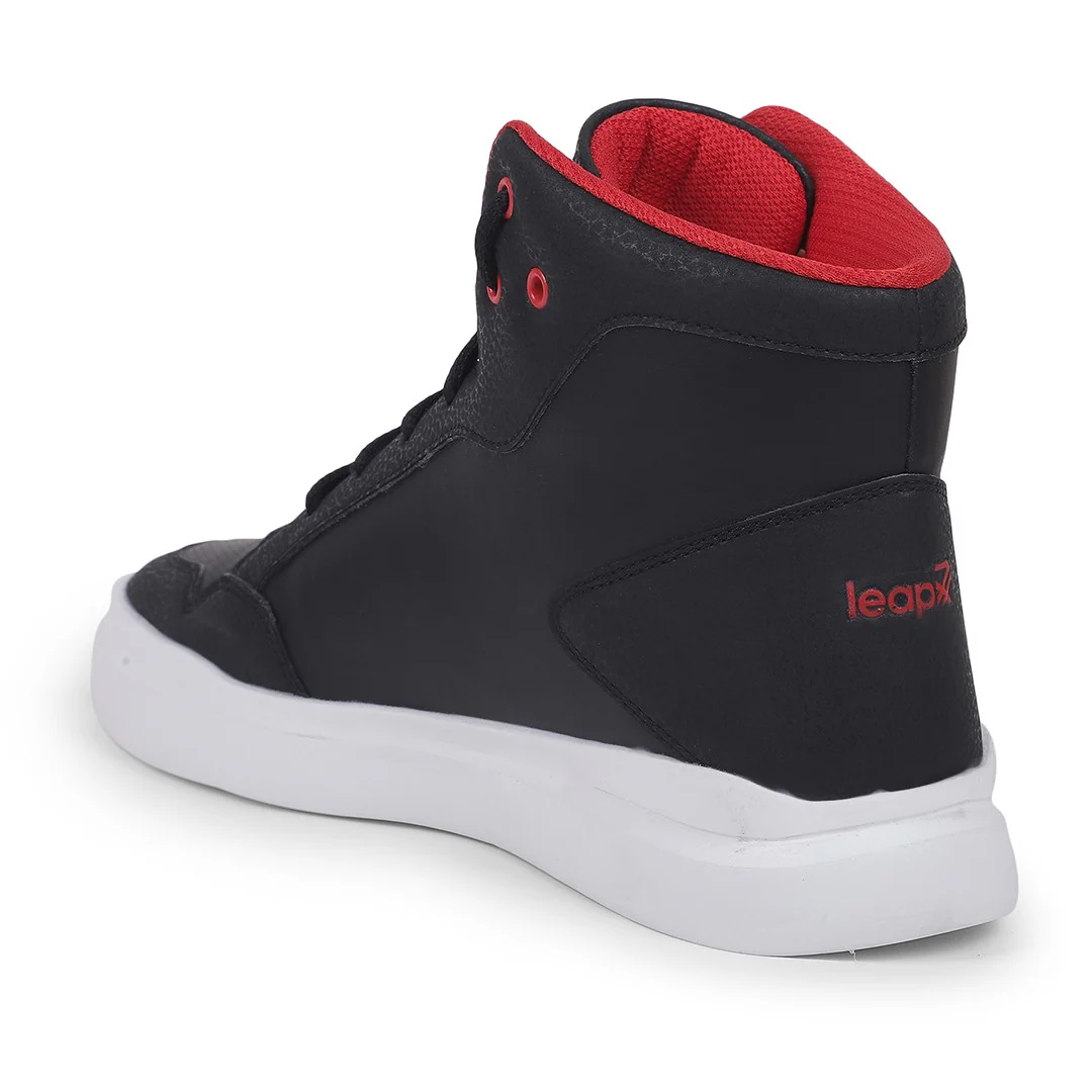 Leap7x Casual Black Lacing Sneakers VENOUR-1E By Liberty - Image 5