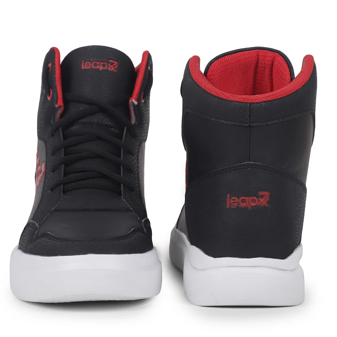 Leap7x Casual Black Lacing Sneakers VENOUR-1E By Liberty - Image 6