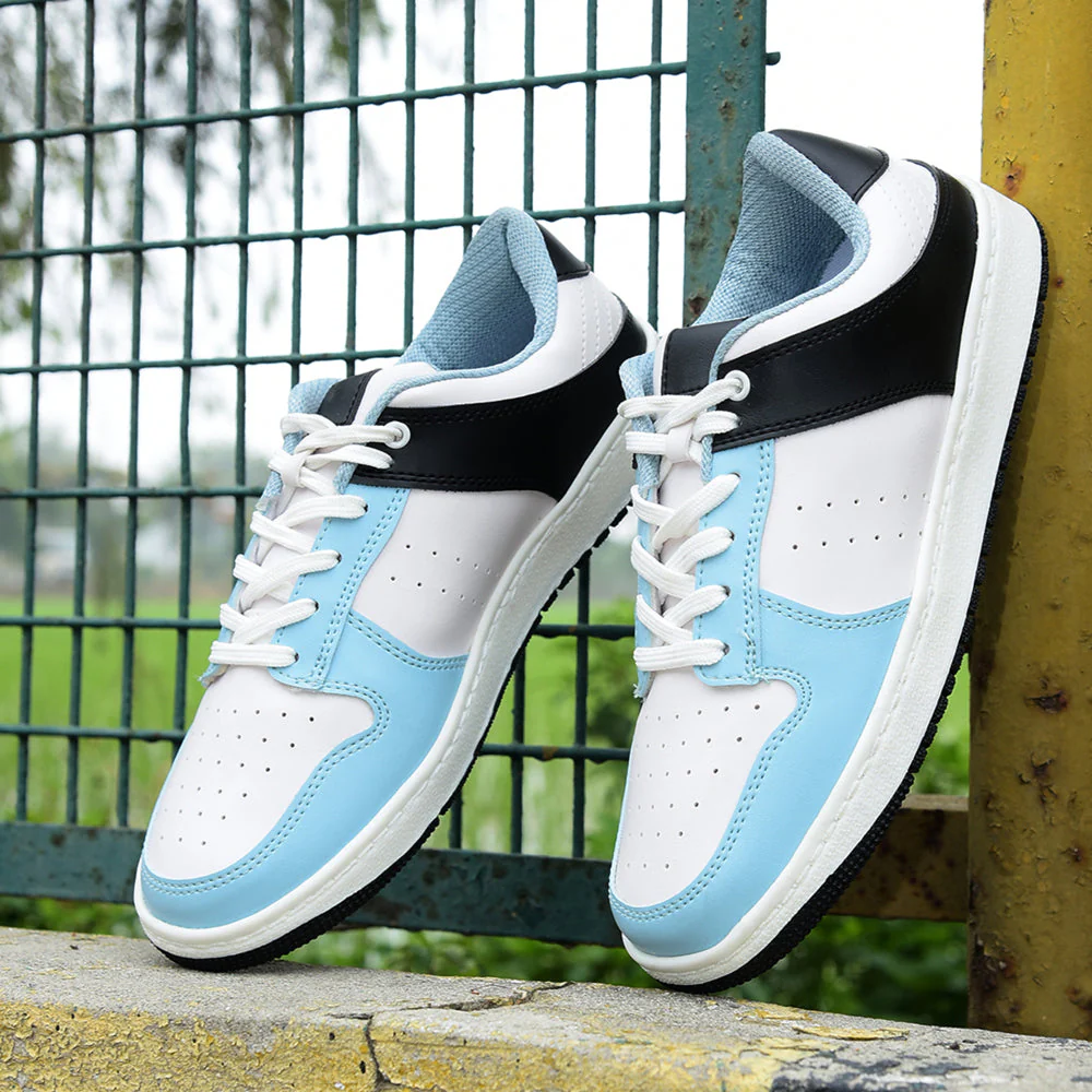 Leap7x Casual Blue Lacing Sneakers For Men SPORTSTAR By Liberty - Image 4