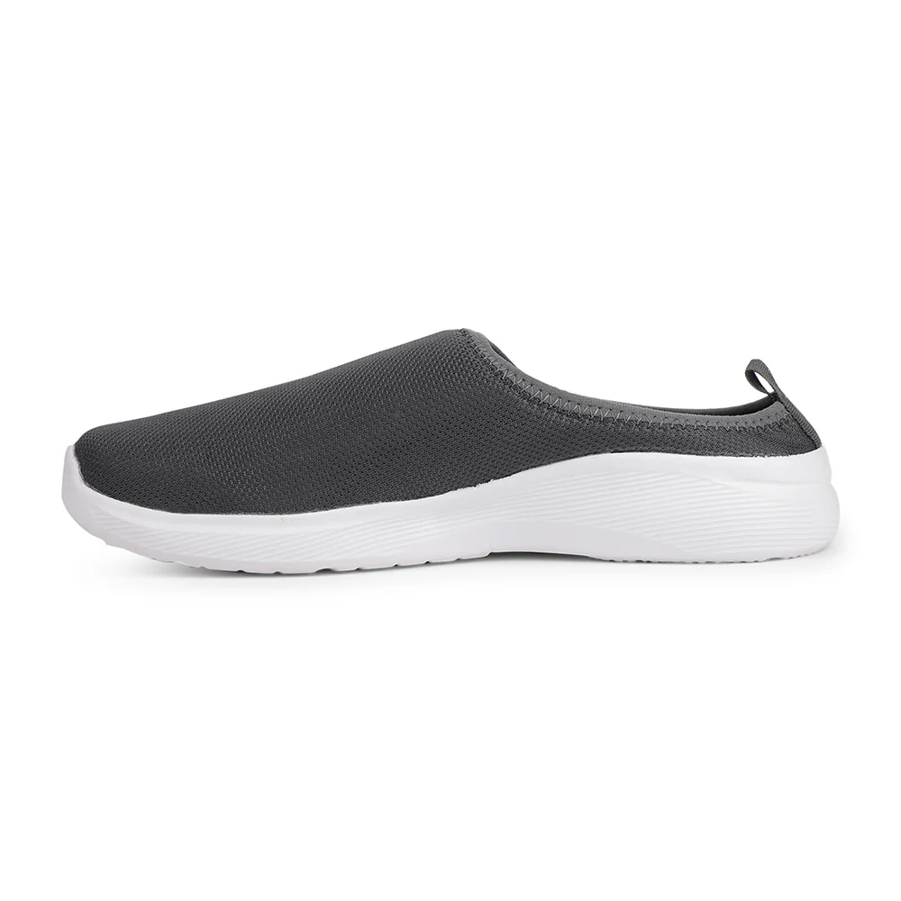 Leap7x Casual Dark Grey Slip-on Mule For Men VESTER-1 By Liberty - Image 3
