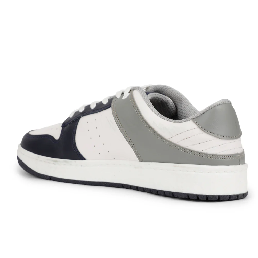 Leap7x Casual Grey Lacing Sneakers For Men SPORTSTAR By Liberty - Image 5