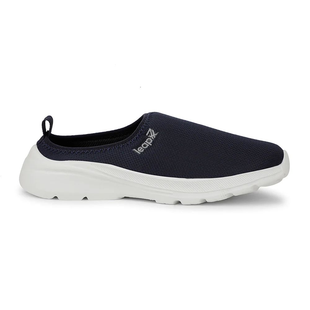 Leap7x Casual Navy Blue Non Lacing Shoes For Women SILVES-2 By Liberty - Image 2