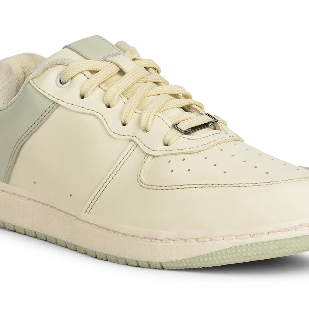 Leap7x Casual Off White Lacing Sneakers For Women SPORTSTAR3 By Liberty - Image 5