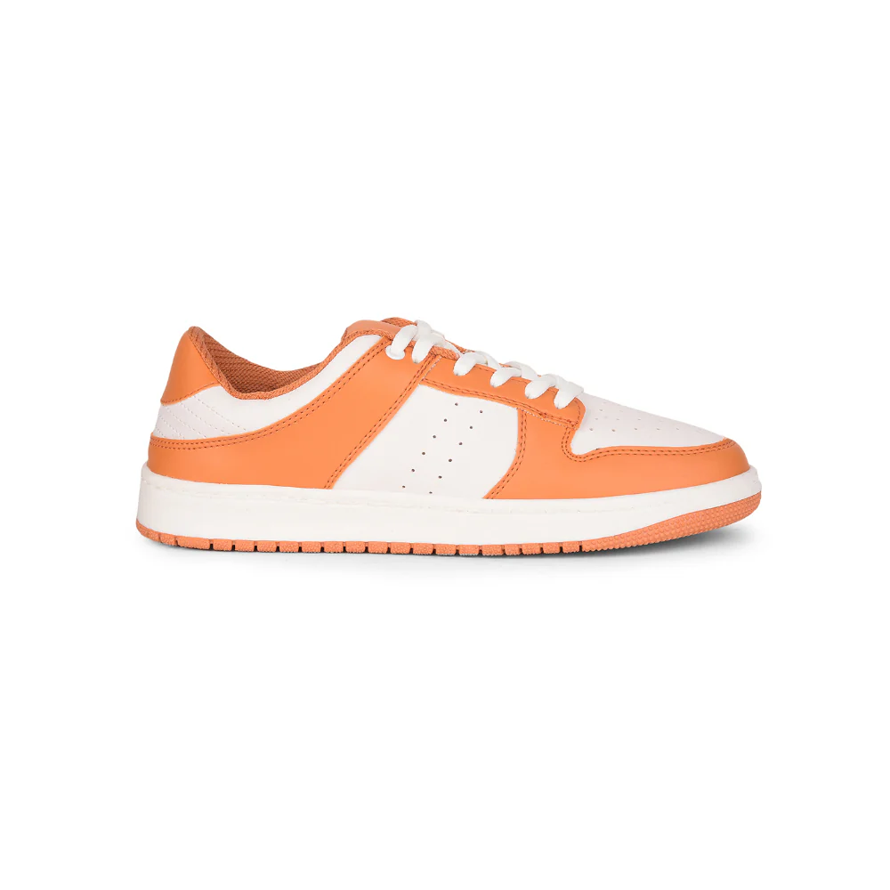 Leap7x Casual Orange Lacing Sneakers For Men SPORTSTAR By Liberty - Image 2