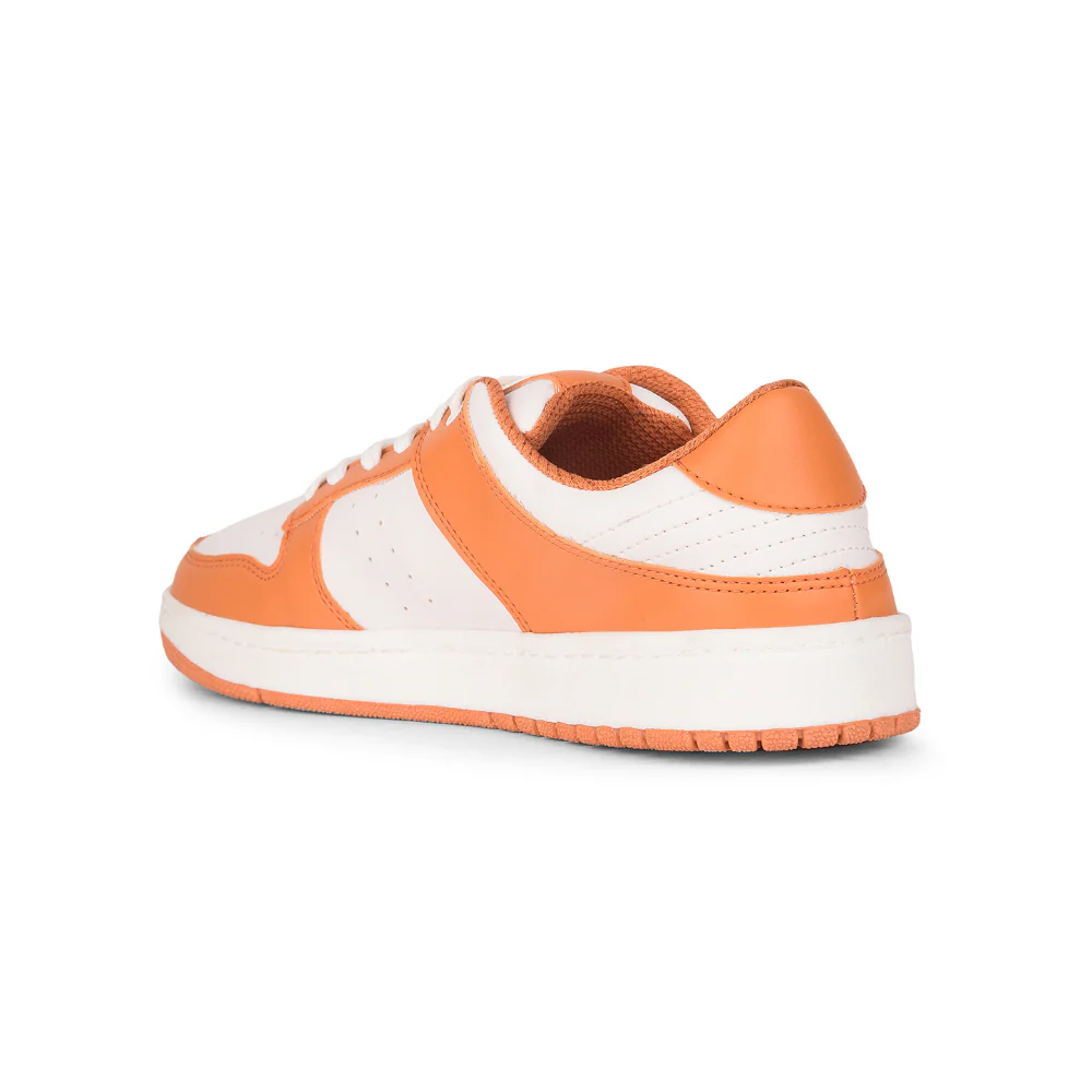 Leap7x Casual Orange Lacing Sneakers For Men SPORTSTAR By Liberty - Image 6
