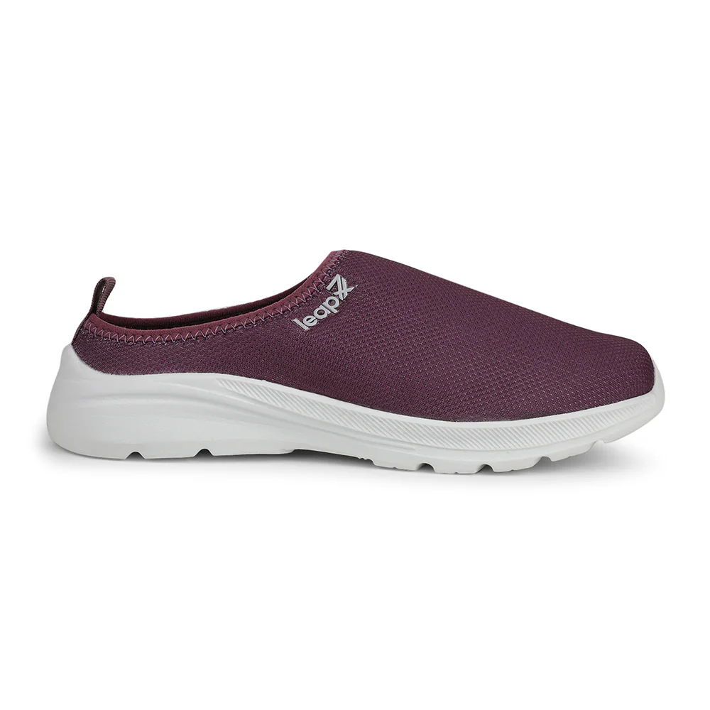 Leap7x Casual Purple Non Lacing Shoes For Women SILVES-2 By Liberty - Image 2