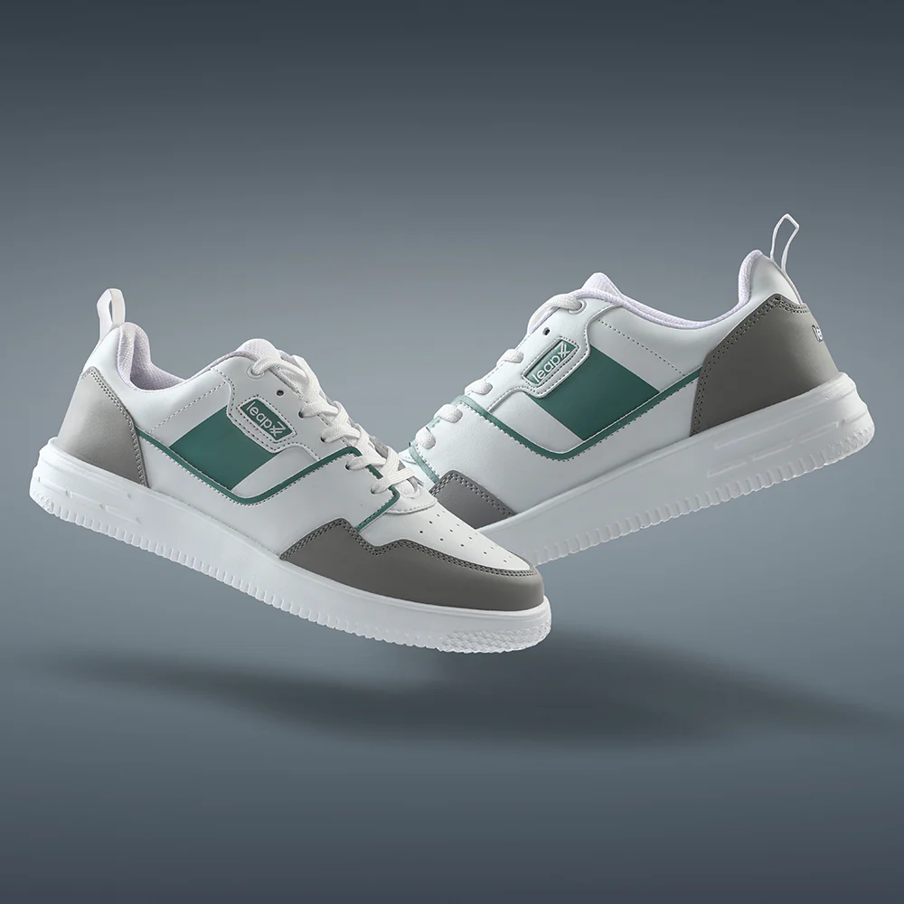 Leap7x Casual White Sneakers For Mens SNOOKIS-2 By Liberty - Image 4