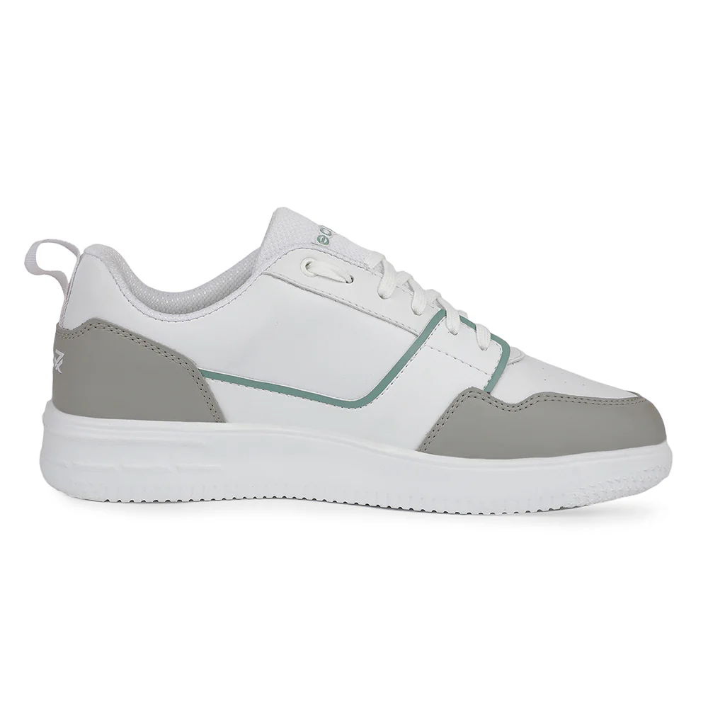 Leap7x Casual White Sneakers For Mens SNOOKIS-2E By Liberty - Image 2