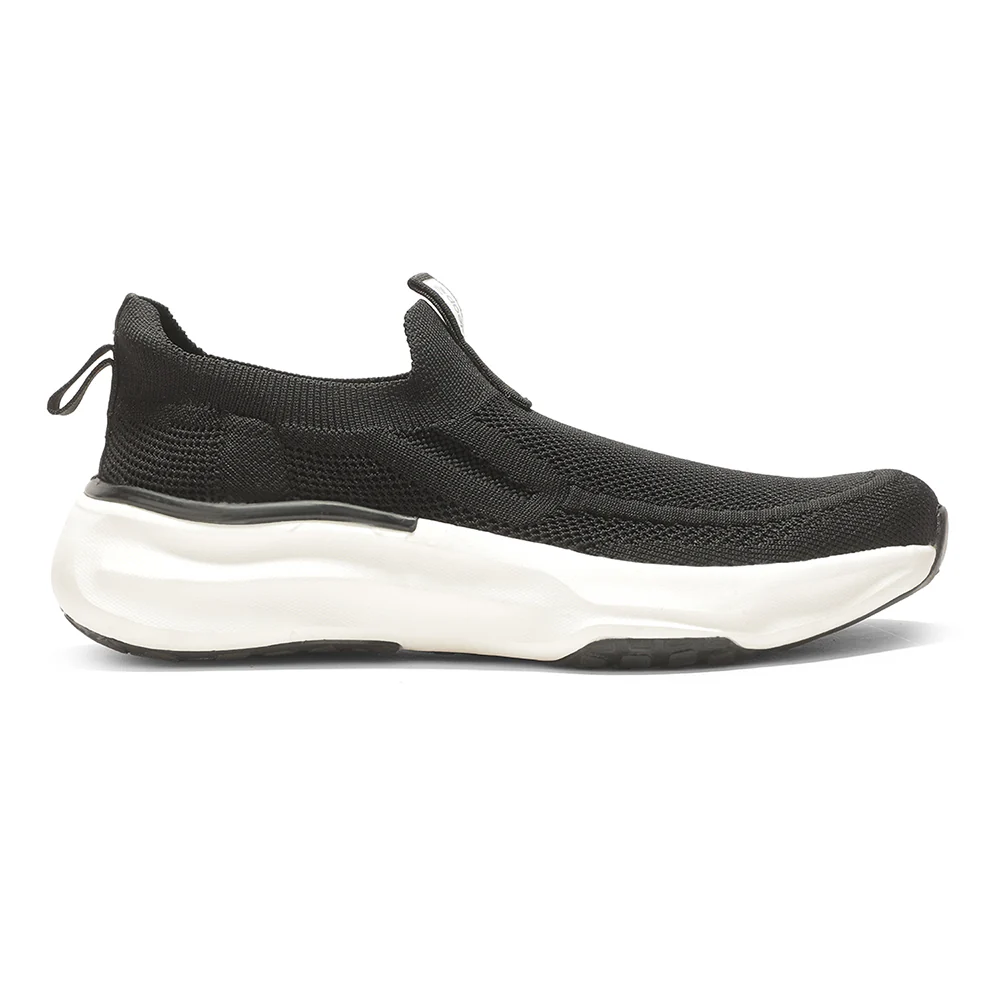 Leap7X by Liberty Men's CHICAGO-1 Black Slip-On Walking Shoes - EAZYGO Technology with Ortholite Insole - Image 3