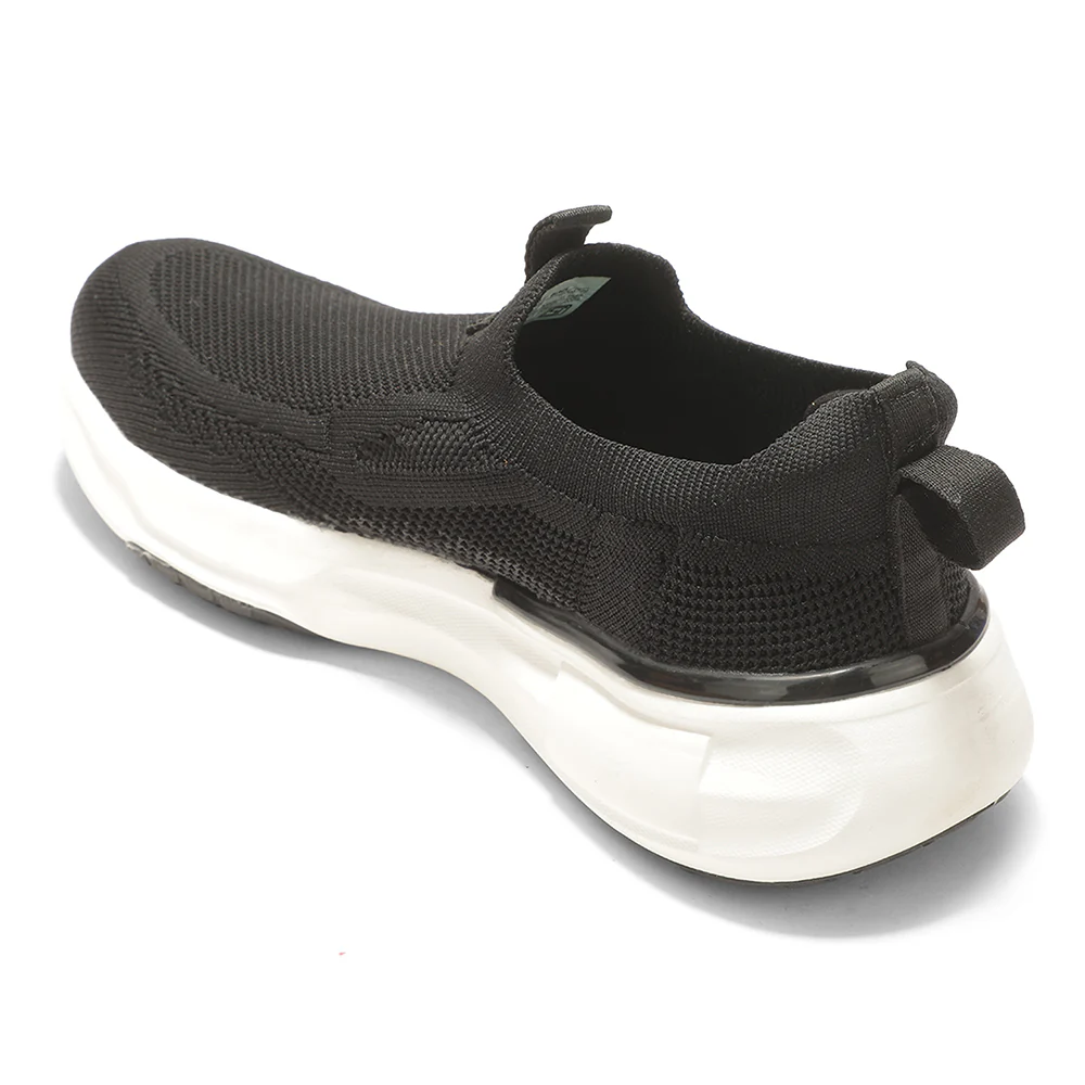 Leap7X by Liberty Men's CHICAGO-1 Black Slip-On Walking Shoes - EAZYGO Technology with Ortholite Insole - Image 4