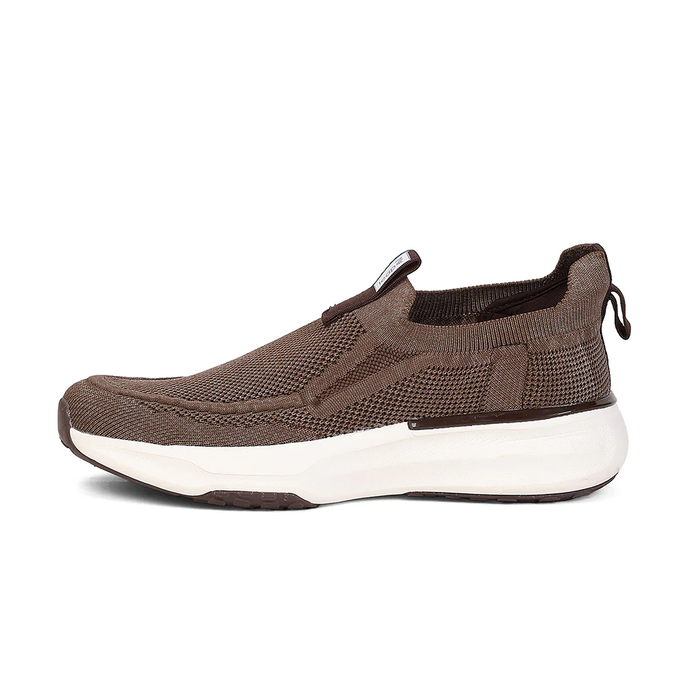 Leap7X by Liberty Men's CHICAGO-1 Brown Slip-On Walking Shoes - EAZYGO Technology with Ortholite Insole - Image 5