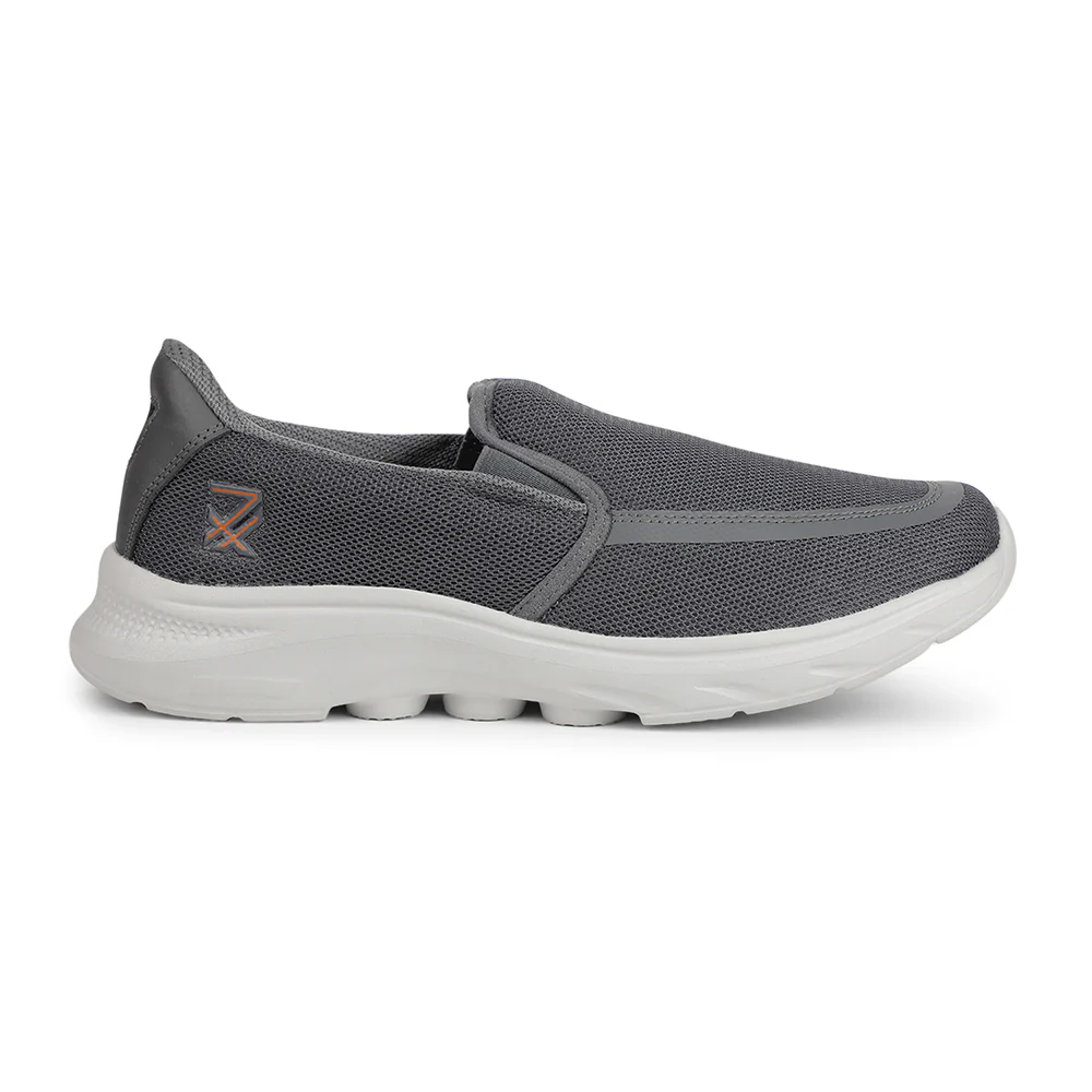 Leap7x Dark Grey Casual Non Lacing Shoes For Men DENIS-1 By Liberty - Image 2