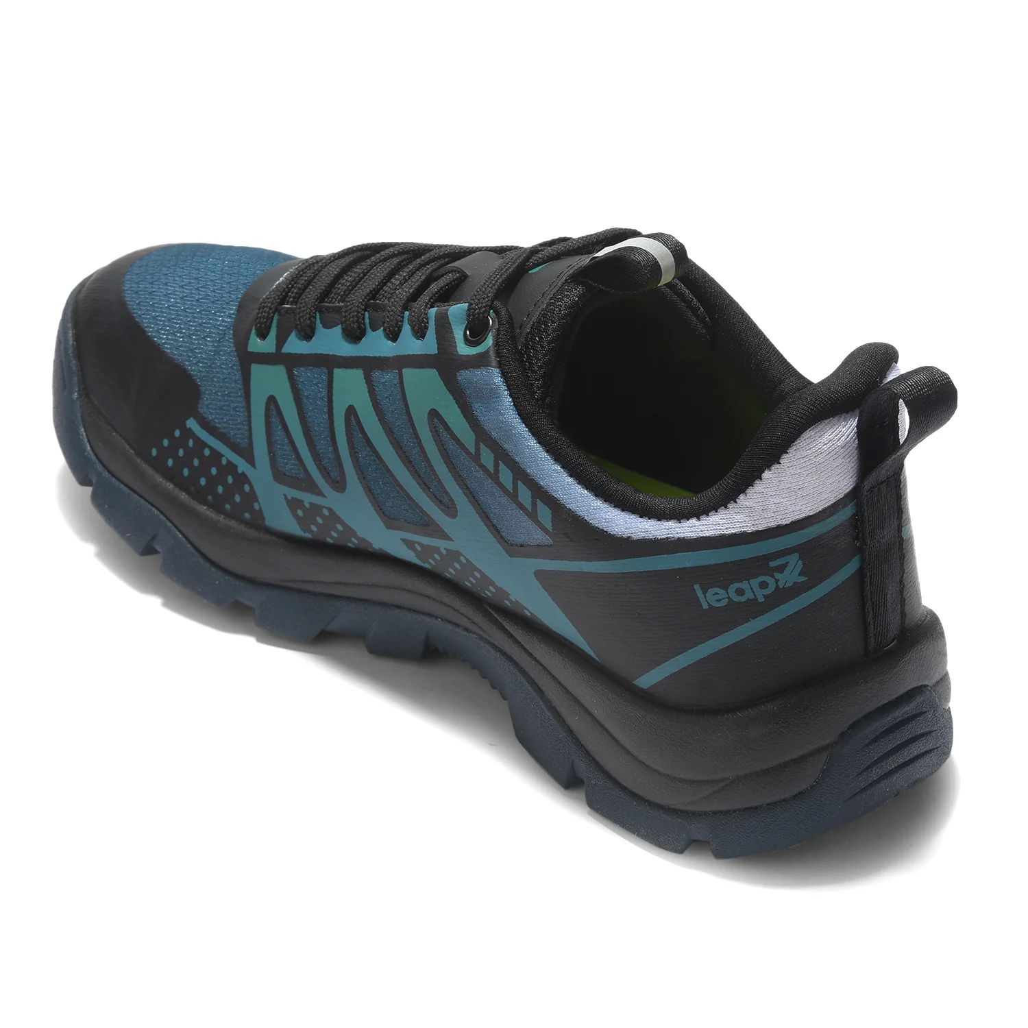 Leap7X ENDUVERS1E Black Sports Lacing Running Shoes for Men by Liberty - Image 5