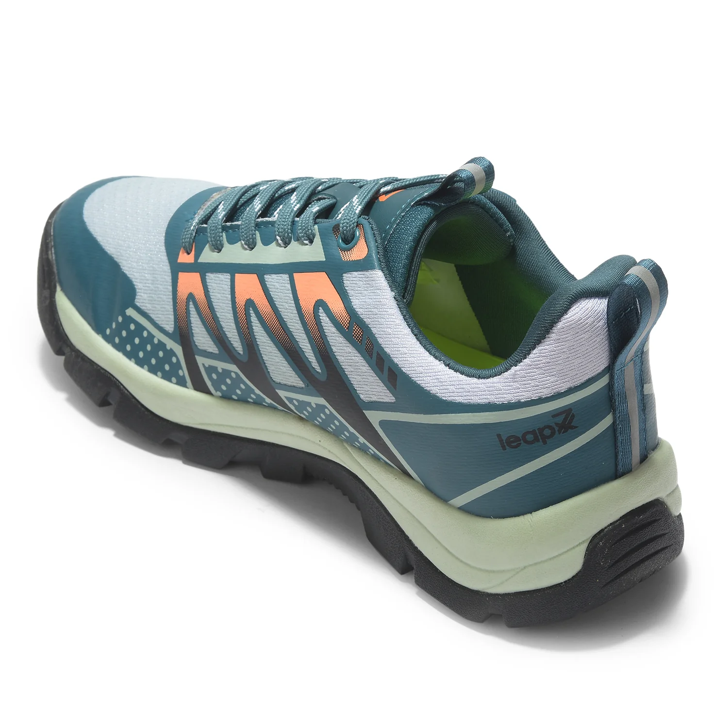 Leap7X ENDUVERS1E Green Sports Lacing Running Shoes for Men by Liberty - Image 5