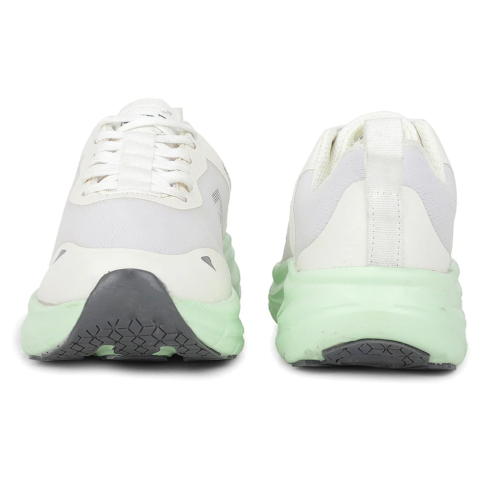 Leap7X FORCESTEPE White Sports Lacing Running Shoes for Men by Liberty - Image 9