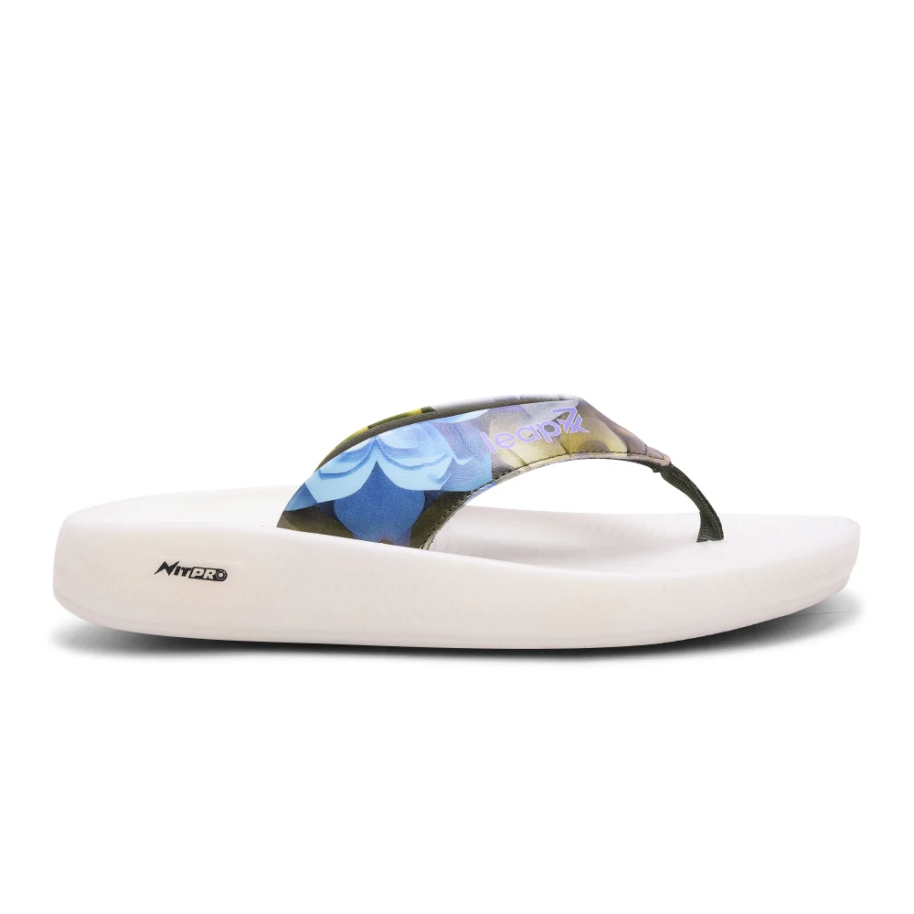 Leap7x Green Casual Flip-Flop For Women NITWALK-L3 By Liberty - Image 2