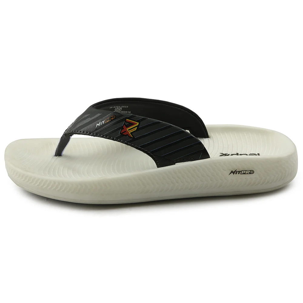 Leap7x Grey Casual Flip Flop For Men NITWALK-1 By Liberty - Image 3