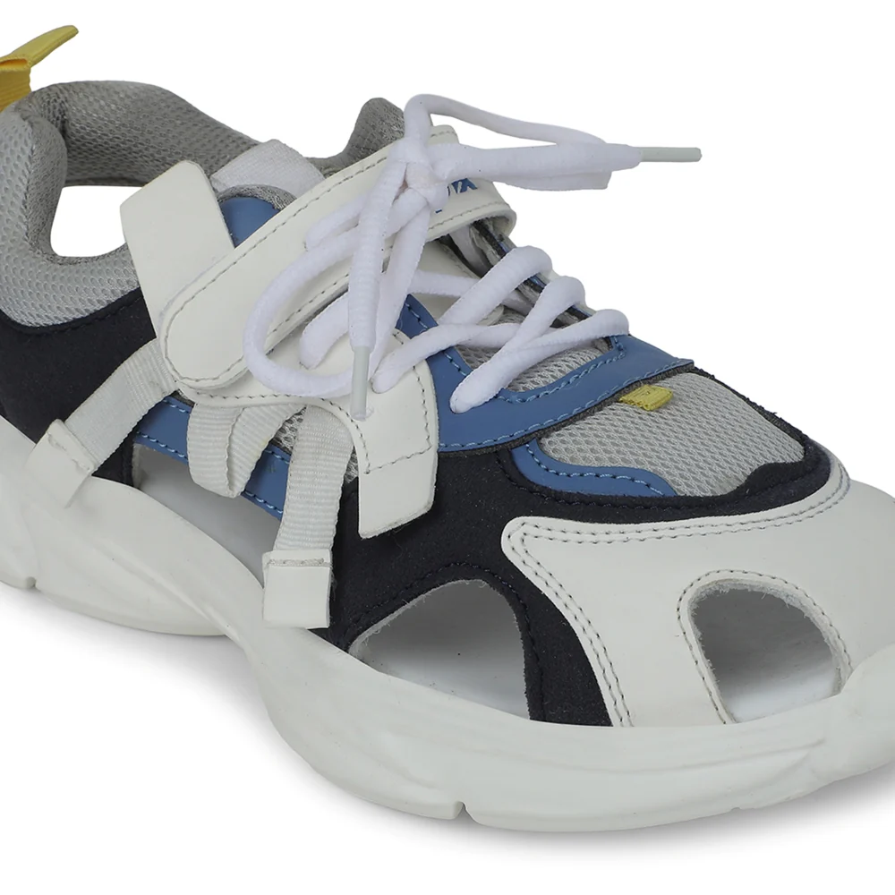Leap7x Grey Casual Sandal For Kids CLOUDY-3E By Liberty - Image 5