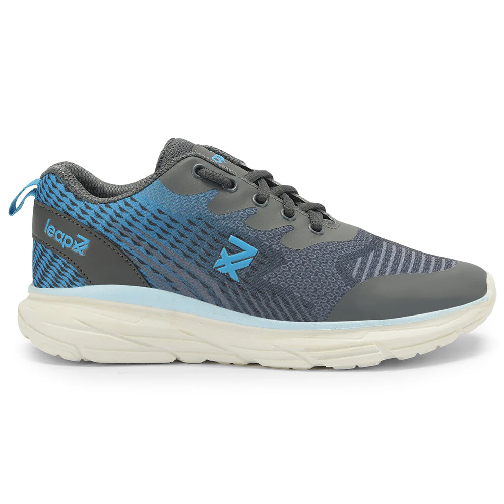 Leap7x Grey Sports Non Lacing Walking Shoes For Kids KIMSER-E By Liberty - Image 2