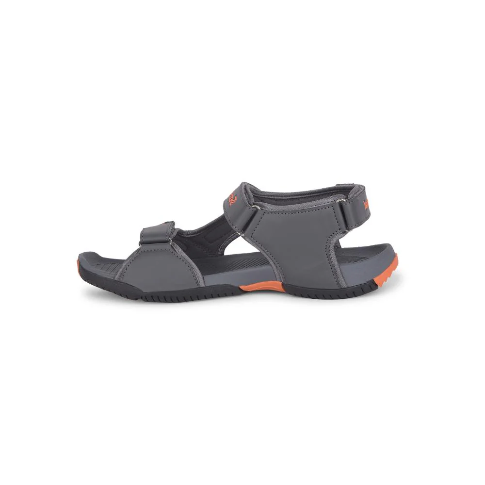 Leap7x Grey Sporty Casual Sandal For Men MONACO By Liberty - Image 3