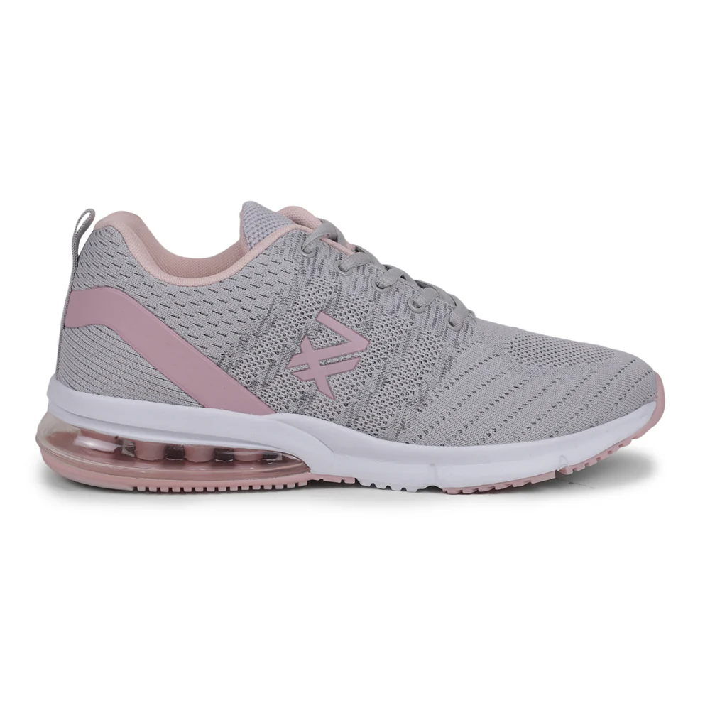 Leap7X HRP-TZ-L5 Grey Sports Lacing Running Shoes for Women by Liberty - Image 3