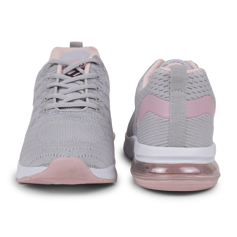 Leap7X HRP-TZ-L5 Grey Sports Lacing Running Shoes for Women by Liberty - Image 8