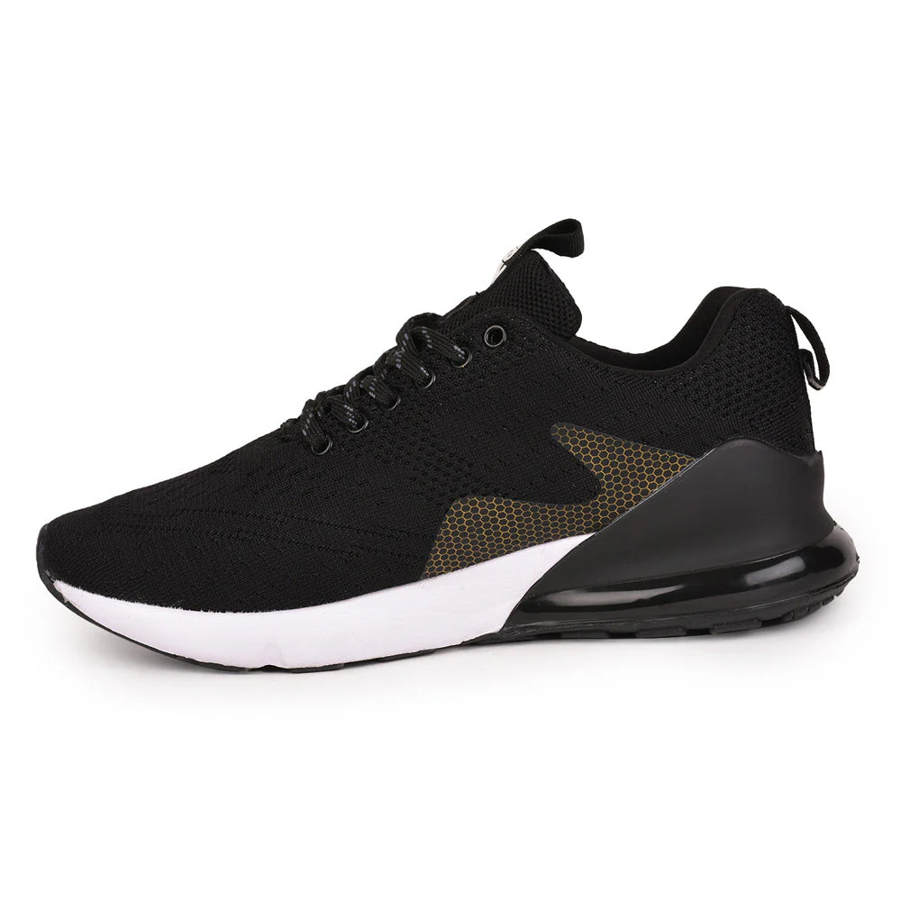Leap7x Lace Up Athleisure Shoes For Men (Black) REVOLT By Liberty - Image 3