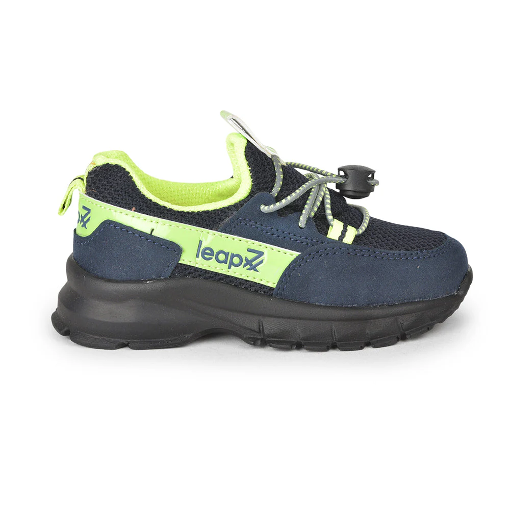 Leap7x Lacing Casual Shoes For Kids (N.Blue) JEEVA-05 By Liberty - Image 2