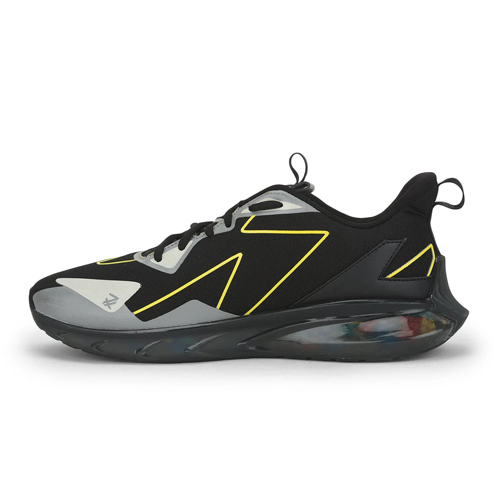 Leap7x Lacing Sports Shoes For Men (Beige) FLYING By Liberty - Image 3