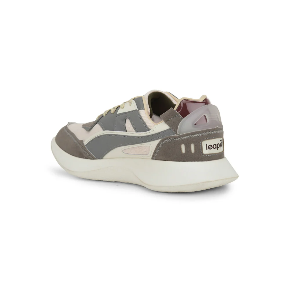 Leap7x Lacing Cream Casual Shoes For Men MENTOR By Liberty - Image 5