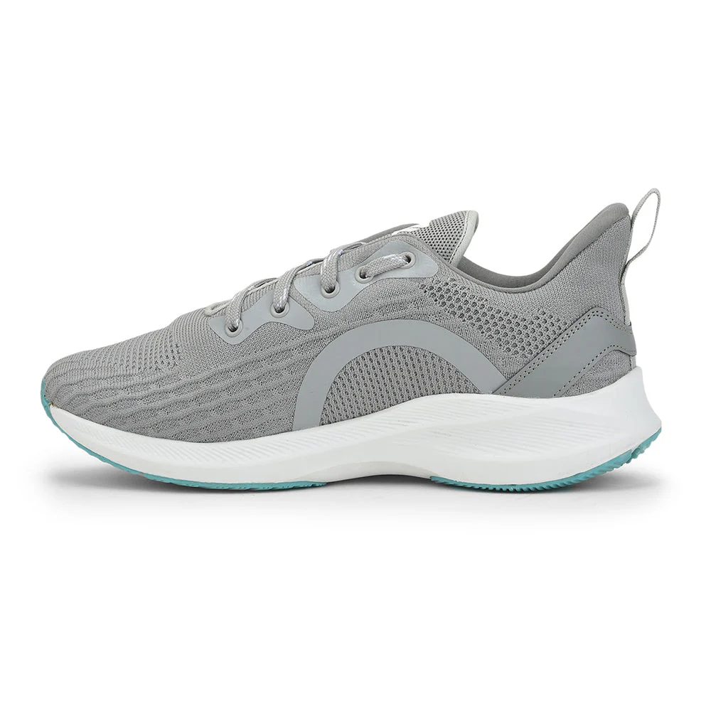 Leap7x Lacing Sports Shoes For Men (Grey) CHALANGE-2 By Liberty - Image 3