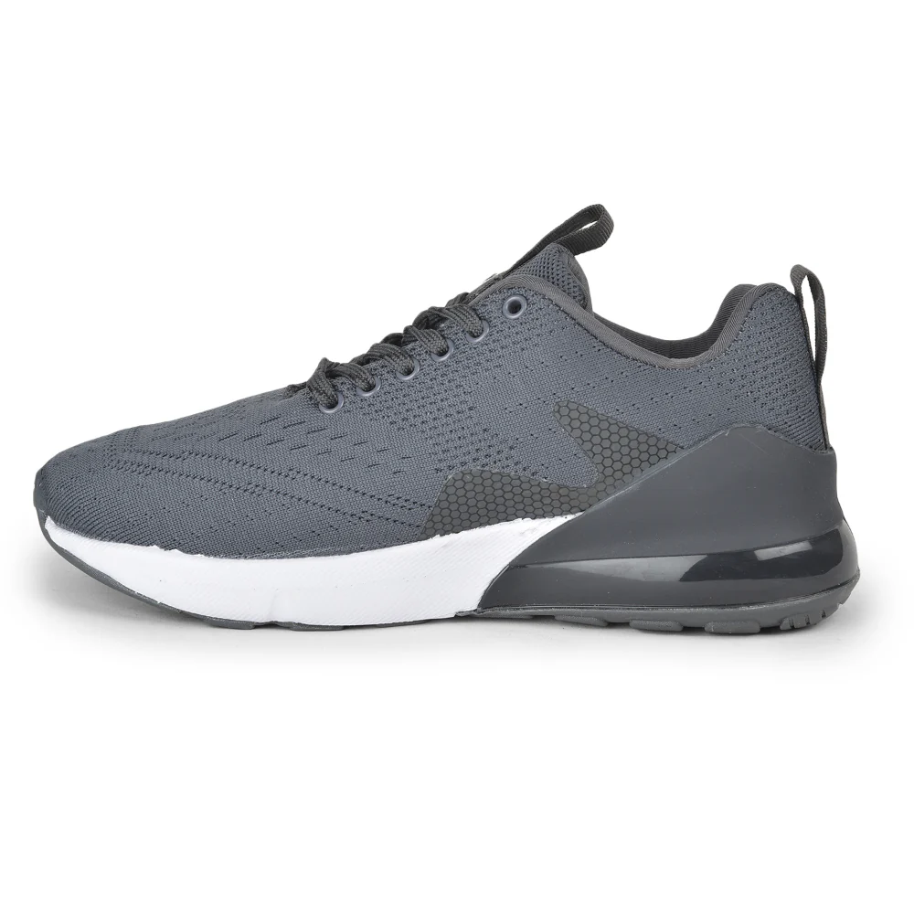 Leap7x Lacing Sports Shoes For Men (Grey) REVOLT By Liberty - Image 2